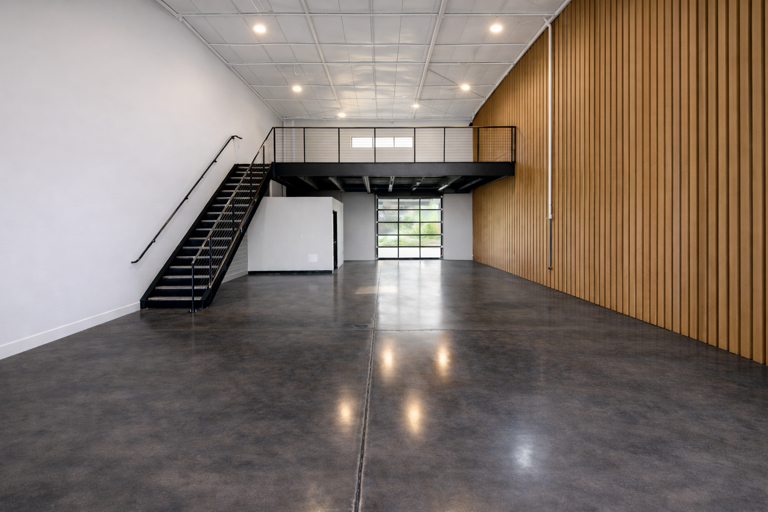 Wood Slat Paneling - White Theme - Graphite Polish